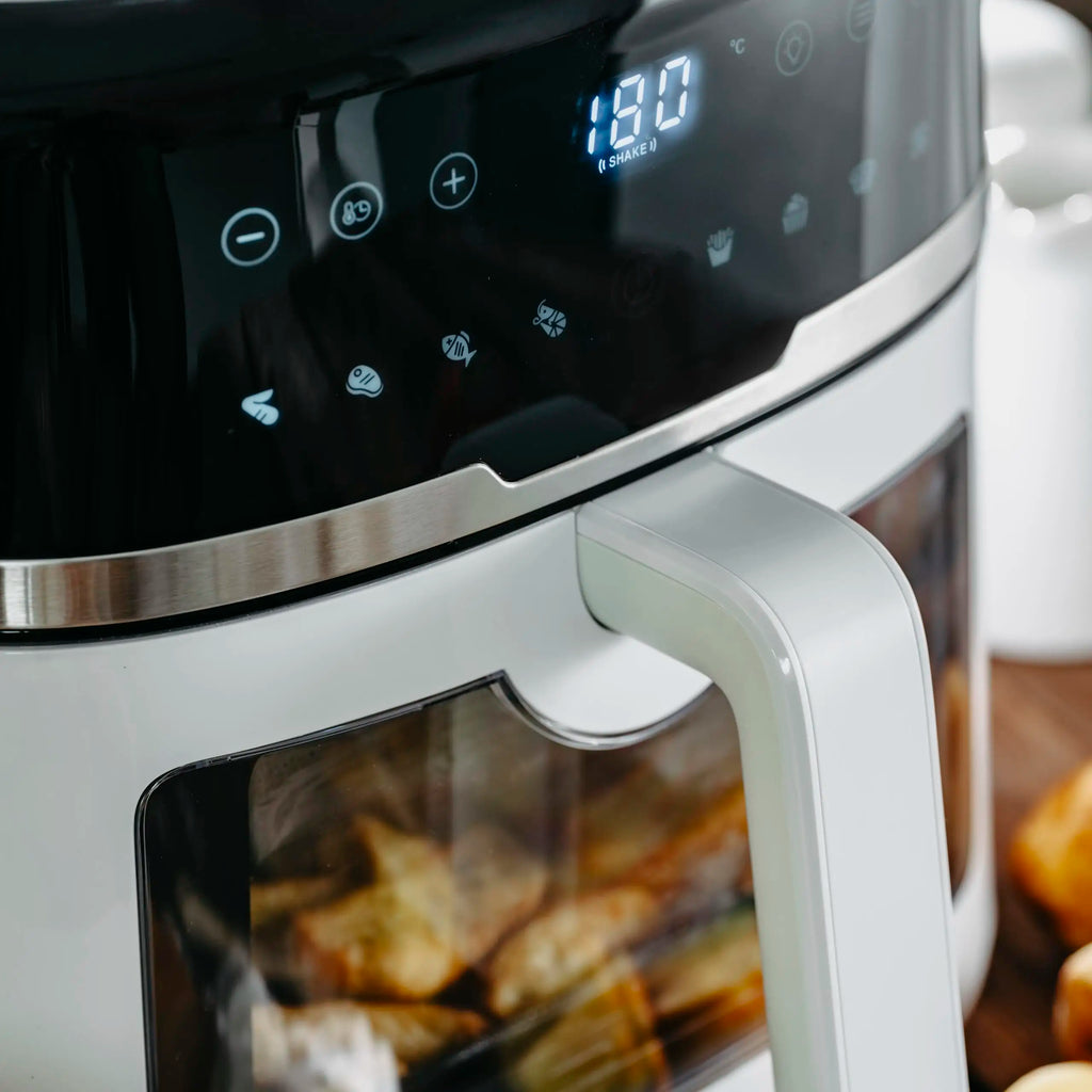 Air Fryer Fryer Free Fat 8L Fryer XXL 2500W 9 Programs Temperature Control 80-200 C Timer LED Display