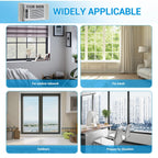 6000 BTU Window Air Conditioner, Smart WiFi AC Unit with Remote Control & Digital Display, Quiet Cooling for Small Rooms up to 250 Sq. Ft., Dehumidifier & Fan Modes, Easy Installation, White