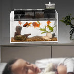 Three-in-one External Aquarium Filter Plastic Silent Fish Tank Filter Box Built-in Oxygenated Water Purifier Aquarium