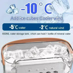 2026 Three In One Household Air Conditioner Small Air Cooler Portable Smallfan Household Night Humidifier LED Nightlight Fan