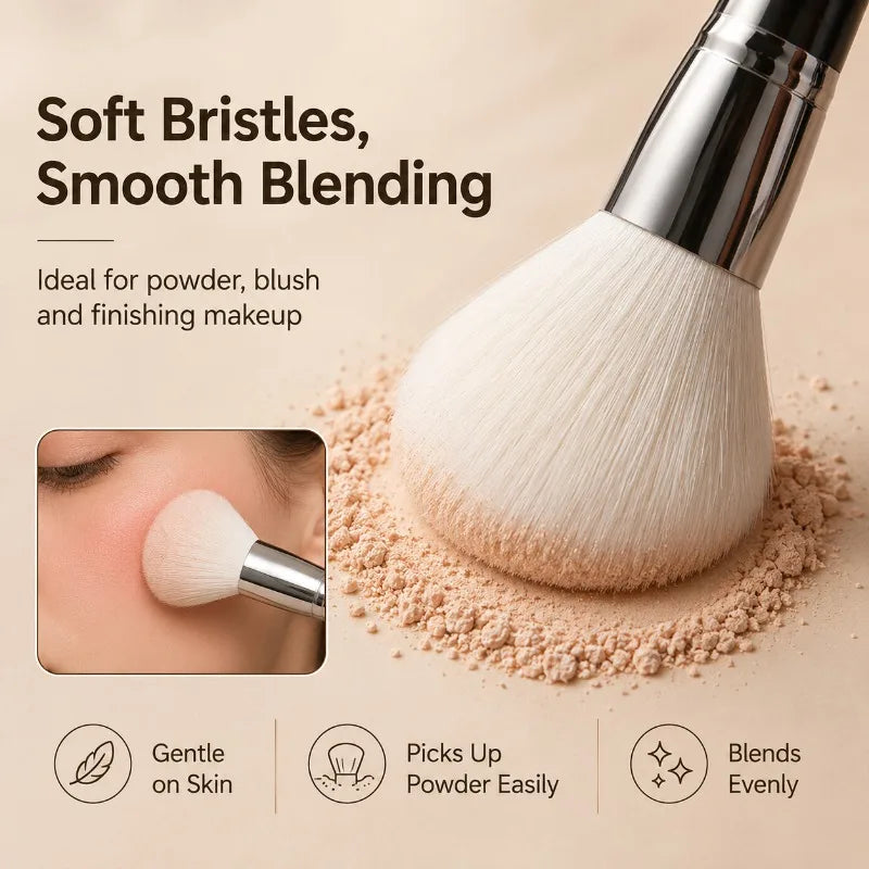 Makeup Brush Set 14PCS Soft Face Eye Cosmetic Brushes with Travel Pouch for Powder Blush Contour Foundation Eyeshadow Beauty Kit