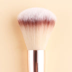 7 double-ended makeup brushes, loose powder brush, foundation brush, eyeshadow brush, eyebrow brush, soft hair beauty tool.