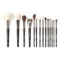 Makeup Brush Set 14PCS Soft Face Eye Cosmetic Brushes with Travel Pouch for Powder Blush Contour Foundation Eyeshadow Beauty Kit