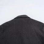 Women's Clothing 2026 Early Autumn New Versatile Double Breasted Large Lapel Design Short Suit Jacket