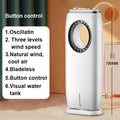Water-Cooled Air Conditioning Fan Chiller Leafless Electric Refrigeration Cooling Remote Timer Humidifier Conditioner Cooler  EU