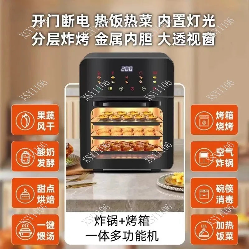 Large Capacity 3 in 1 Air Fryer Oven Steamer Microwave New Electric Fryer All-in-One Machine