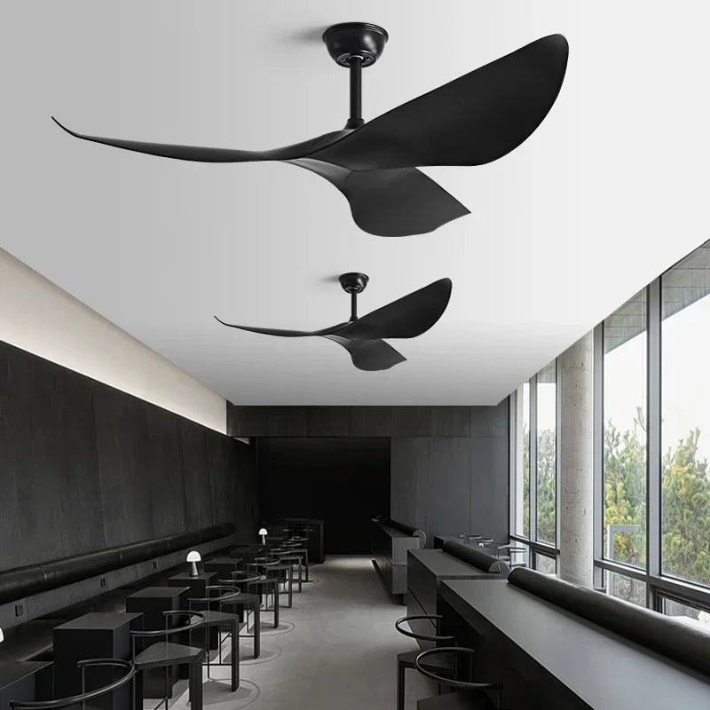 38/52 Inch Ceiling Fan Living Room Restaurant Americans Modern Office Without Light DC Remote Control Electric Fan 110V 220V