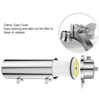 Whole House UF Water Purifier 1500L High Flow 0.01μm Stainless Steel Filter Washable Reusable PVDF Membrane Mineral Filter