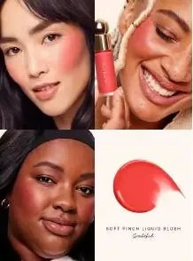 Rare Beauty Liquid Powder Bluesher Highlight Gloss Durable Waterproof Natural Gloss Effect Illuminates Contour Changes Face