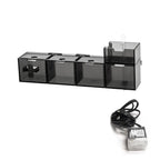 Three-in-one External Aquarium Filter Plastic Silent Fish Tank Filter Box Built-in Oxygenated Water Purifier Aquarium