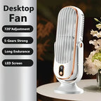 Small household  5-speed air-cooled fan, portable USB fan for office and camping