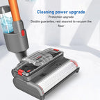 Vacuum Cleaner Mop Head ABS Electric Mop Head Powerful Suction Easy Disassembly Efficient Motor with Water  for Maintenance
