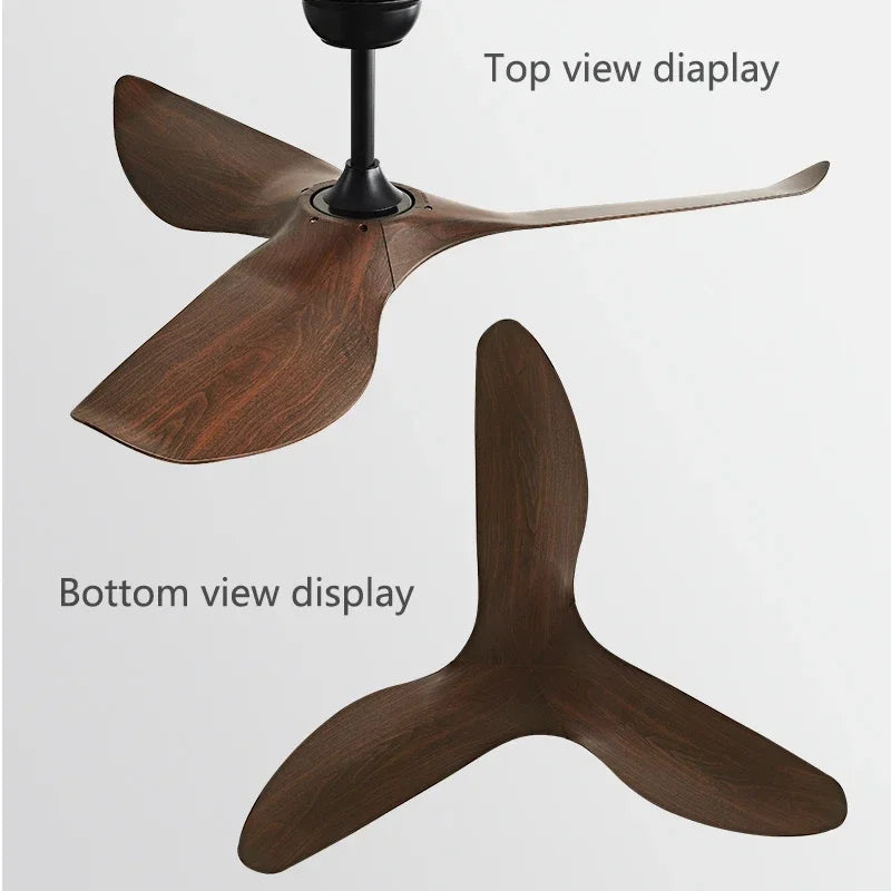 38/52 Inch Ceiling Fan Living Room Restaurant Americans Modern Office Without Light DC Remote Control Electric Fan 110V 220V