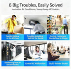 Portable Air Conditioners 12000 Btu 3 in 1 Portable Cooling AC with Dehumidifier Floor Air Conditioner for Home