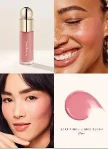 Rare Beauty Liquid Powder Bluesher Highlight Gloss Durable Waterproof Natural Gloss Effect Illuminates Contour Changes Face
