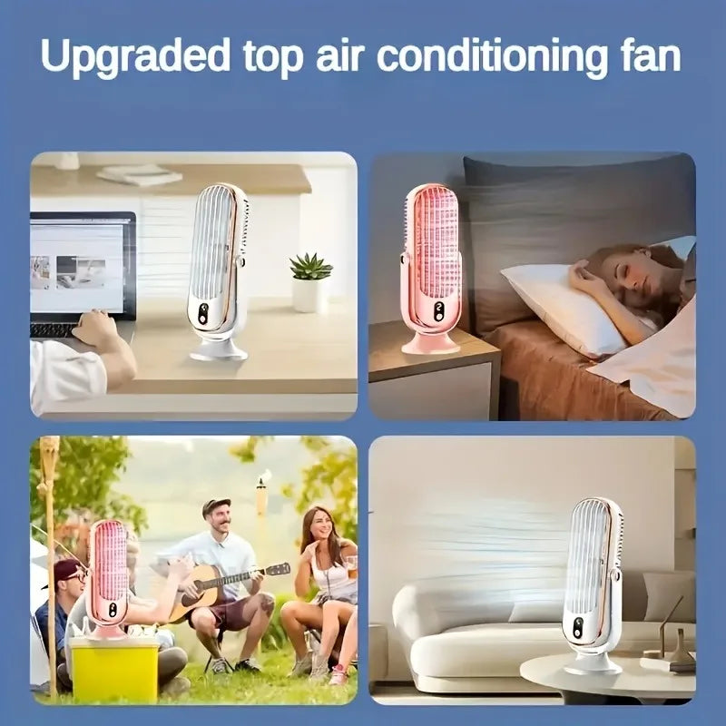 Small household  5-speed air-cooled fan, portable USB fan for office and camping