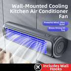 Small Household Fans,Wall Mounted Fan For Kitchen No Drill,Portable Personal-Fan For Cooling,Airs Circulator Fan For Small Room