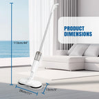 Electric Mop Cordless 200ml Water Tank Dry and Wet Floor Cleaner Spin Mop Spray Function Mop for Wiping Scrubbing Polishing