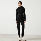 K2570L Winter High Quality Luxury Women's Clothing 80% Long Staple Cotton Sweatshirt Trousers