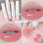 Lip Jelly Essence Hydrating Lipstick Lip Gloss Lip Gloss Mirror Lip Gloss Lipstick Tender Pink Student Makeup