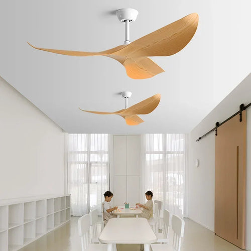 38/52 Inch Ceiling Fan Living Room Restaurant Americans Modern Office Without Light DC Remote Control Electric Fan 110V 220V
