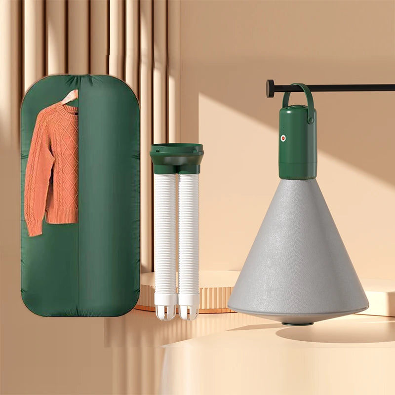 Portable Clothes Dryer Air Heater Fan Household Small Multi-Function Garment Drying Hanger Shoes Baking Dehydrator Clothes Dryer
