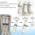 For Aqua global Mini Touch/Flexible touch/Zen&Pur Drinking Water Purifier Filter Element,CF+RO+ACF1 Compatible BulePro B04/B05