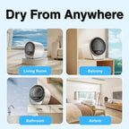 S3 Portable Clothes Dryer – Ultrafast, 1 cu.ft Capacity, 110V, Compact for Condo, Apartment, RV, Car, Customized