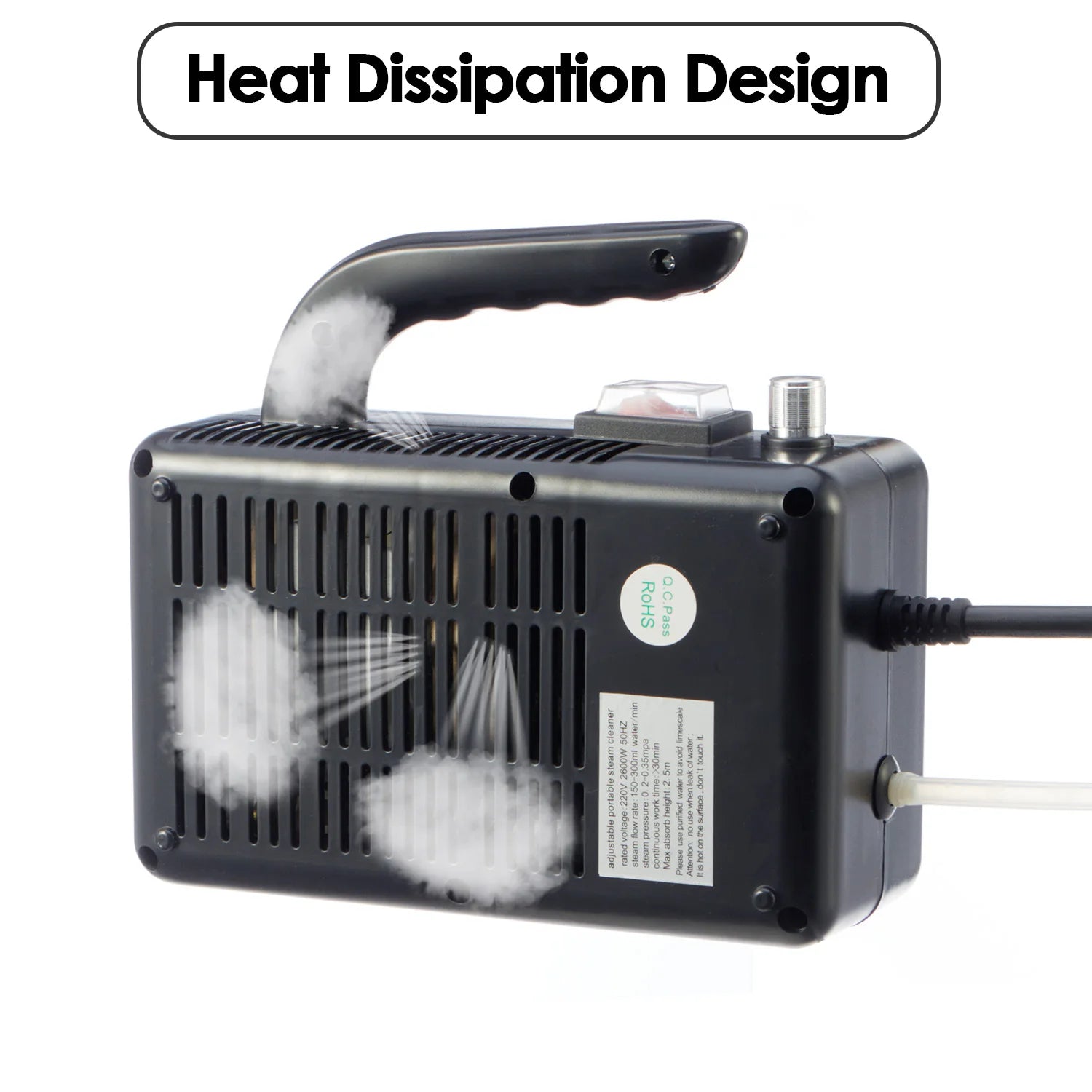 High Steam Cleaner High Temperature  Sterilization Air Conditioning Kitchen Hood Car Appliances Steam Cleaners 2600W