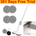 Electric Mop Cordless 200ml Water Tank Dry and Wet Floor Cleaner Spin Mop Spray Function Mop for Wiping Scrubbing Polishing