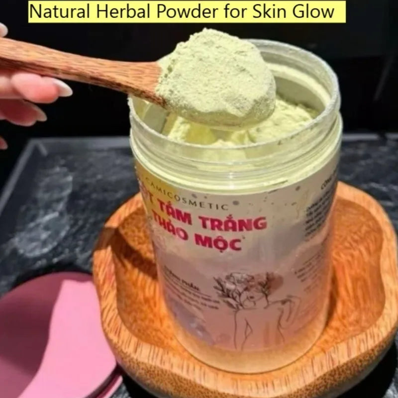 Bot Tam Trang Thao Moc 500g/bottle Natural Beauty Powder For Skin Glow Brightening Exfoliating Body Scrub Evens Skin Tone