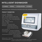 36L 220/110V Commercial Household Smart Portable Small Electric Automatic Installation-free Smart Dishwashers