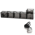 Three-in-one External Aquarium Filter Plastic Silent Fish Tank Filter Box Built-in Oxygenated Water Purifier Aquarium