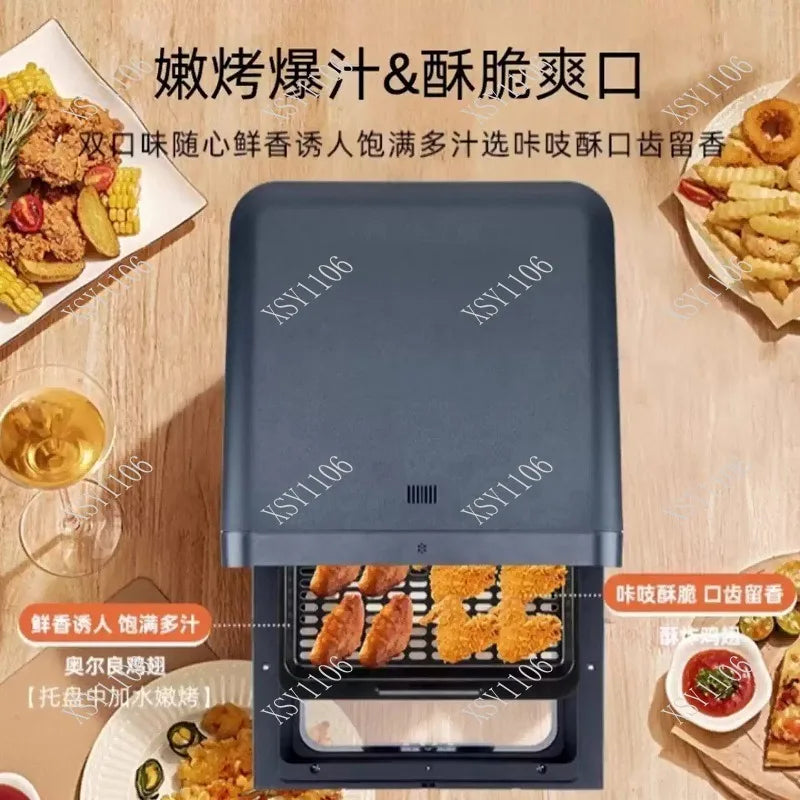 Large Capacity 3 in 1 Air Fryer Oven Steamer Microwave New Electric Fryer All-in-One Machine