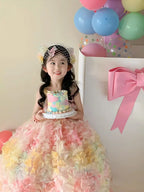 Rainbow Princ Skirt Girls Birthday Dr Fairy T Princ Dr Spring Summer New Arrival Children's Clothing