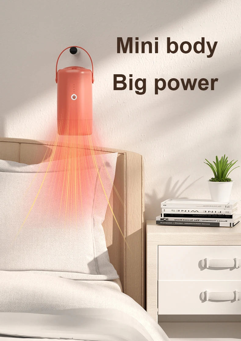 Portable Clothes Dryer Air Heater Fan Household Small Multi-Function Garment Drying Hanger Shoes Baking Dehydrator Clothes Dryer