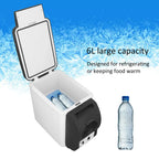 6L Cooling And Heating Freezer Box Electric Mini Car Refrigerator 12V Portable Auto Camping Fridge Electrical Appliances Amagi