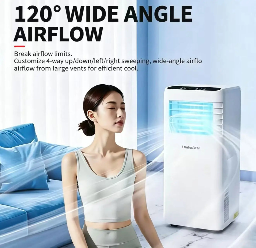 Portable Air Conditioners 12000 Btu 3 in 1 Portable Cooling AC with Dehumidifier Floor Air Conditioner for Home